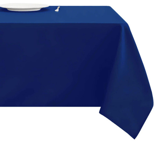 Oxford Navy Blue Square Table Linen - 64x64, 1 Dozen